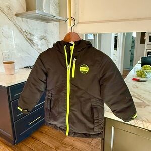 Hurley Black Kids' Jacket / Neon Accents